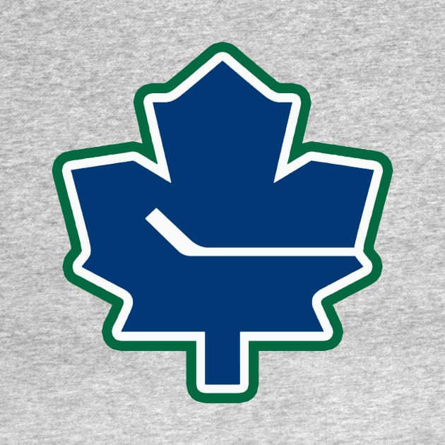 Leafs - Canucks logo mashup by phneep